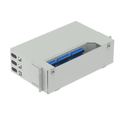 FTTX 19-дюймовая оптическая распределительная рама с гибкой панелью SC UPC типа ODN сети