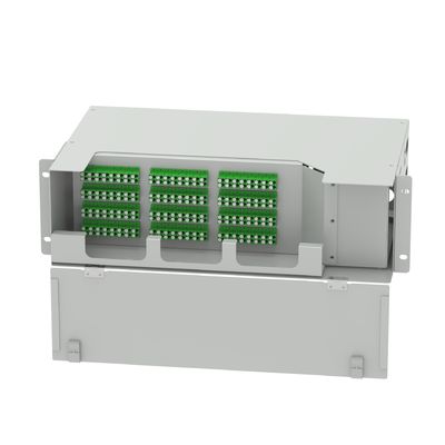 96 ядер LC APC тип 19 дюймовый Swing Patch Panel ODN сеть Серое оптоволоконное оборудование