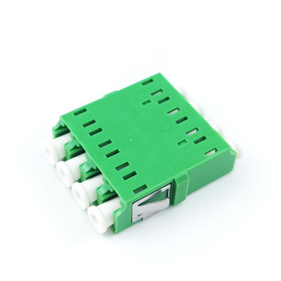 4 порта зеленый LC APC адаптер оптического волокна Earless Square Coupler для производительности FTTH