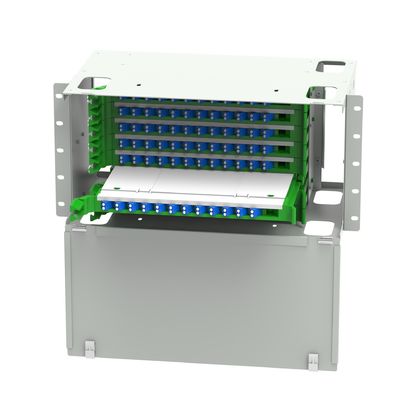 LC Type 96 Ports Fiber Patch Panel для сетевого распределения FTTH в дата-центре ODF