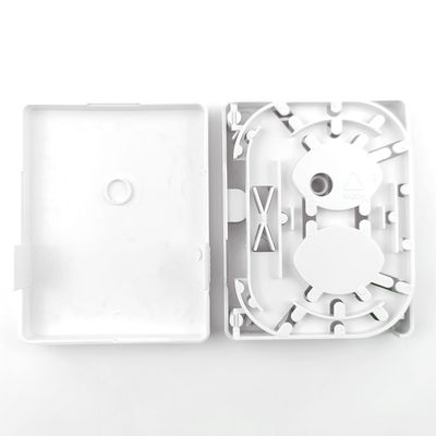 FTTH сеть Внутренний стенный монтаж FC APC Пластиковая оптоволоконная лицевая панель 2 ядра