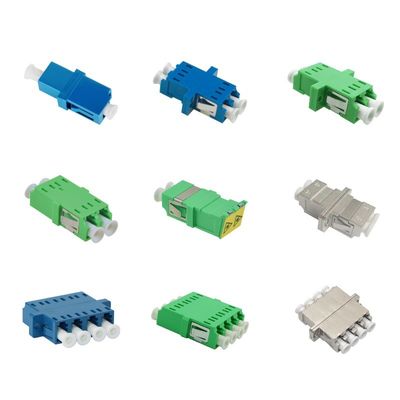 1 порт / 2 порта / 4 порта LC APC UPC PC адаптер оптического волокна для плавного подключения