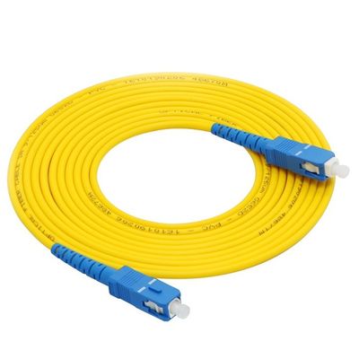 Долгосрочное оптоволоконное соединение SC Optic Fiber Pigtail Patchcord с 5 временем