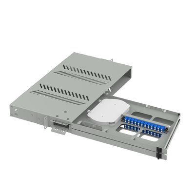 24 порта LC UPC Swing Type Fiber Optic Patch Panel для субоптической распределительной рамы