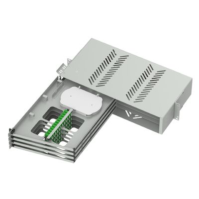 19 дюймовый панель для обработки данных с оптическими волокнами под ODF с LC APC Swing Type и 5