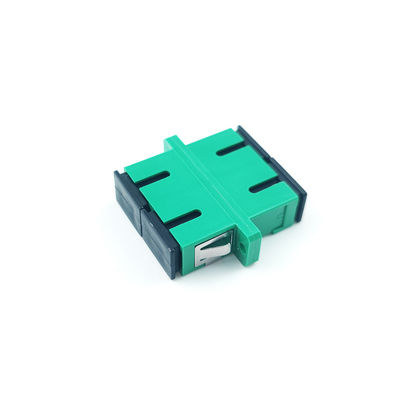 SC APC Dustproof Duplex Coupler с активным соединением с зелеными оптическими волокнами