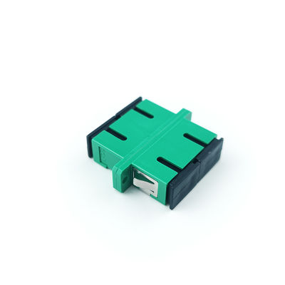 SC APC Dustproof Duplex Coupler с активным соединением с зелеными оптическими волокнами