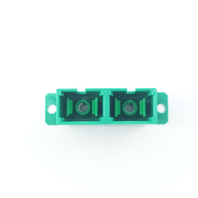 SC APC Dustproof Duplex Coupler с активным соединением с зелеными оптическими волокнами