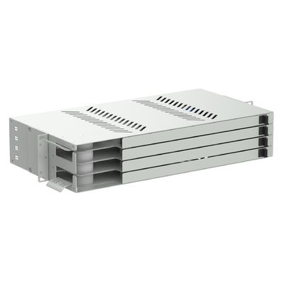 19 дюймовый LC UPC Swing Type Fiber Optic Patch Panel Sub ODF Data Center FTTX Упрощенный