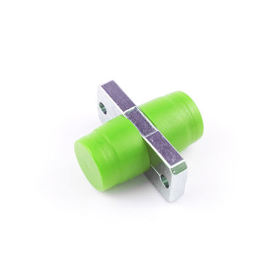 FTTH Simplex APC FC адаптер из оптических волокон с зеленым цветом и прямоугольным профилем