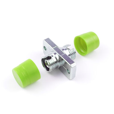 FTTH Simplex APC FC адаптер из оптических волокон с зеленым цветом и прямоугольным профилем