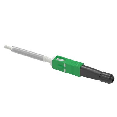 Сетевой FTTH Simplex SC оптоволоконный быстрый соединитель с 10-кратным повторным использованием и полированным UPC