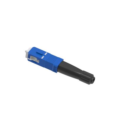 Сетевой FTTH Simplex SC оптоволоконный быстрый соединитель с 10-кратным повторным использованием и полированным UPC