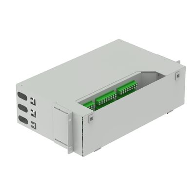 96 ядер LC APC тип 19 дюймовый Swing Patch Panel ODN сеть Серое оптоволоконное оборудование