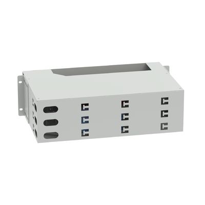 96 ядер LC APC тип 19 дюймовый Swing Patch Panel ODN сеть Серое оптоволоконное оборудование