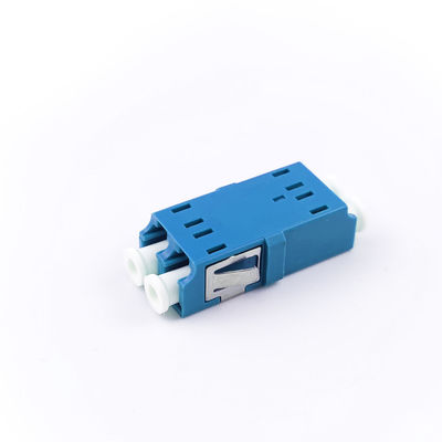 FTTH Duplex LC UPC Адаптер оптического волокна 2 портового соединителя PBT Earless Design для сети