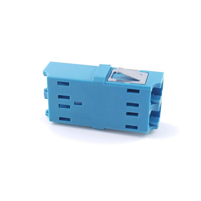 FTTH Duplex LC UPC Адаптер оптического волокна 2 портового соединителя PBT Earless Design для сети