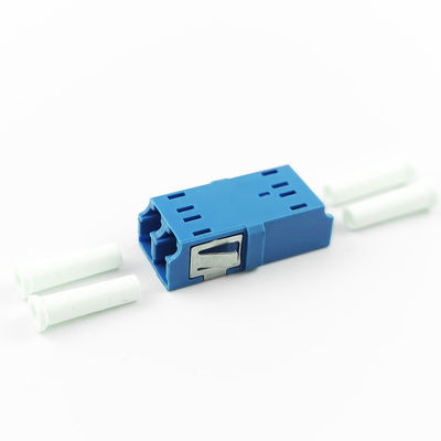 FTTH Duplex LC UPC Адаптер оптического волокна 2 портового соединителя PBT Earless Design для сети