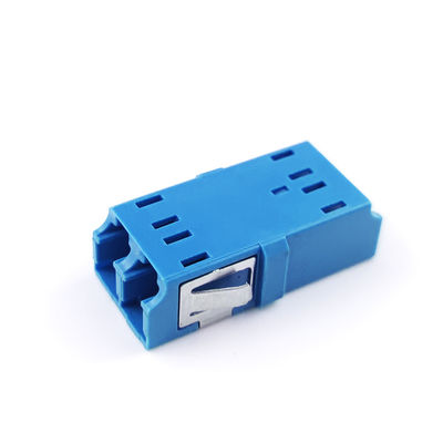 FTTH Duplex LC UPC Адаптер оптического волокна 2 портового соединителя PBT Earless Design для сети