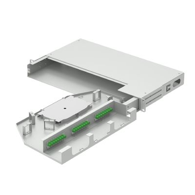 24 ядра FC APC Type 19 Inch Swing Patch Panel для оптической распределительной системы сети ODN