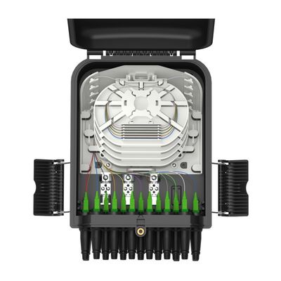 Наружная FTTH оптоволоконная разделительная коробка для 48 способностей сцепления и 3 главных кабельных порта