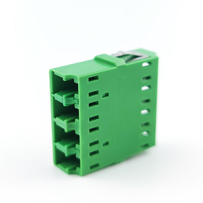 4 порта зеленый LC APC адаптер оптического волокна Earless Square Coupler для производительности FTTH