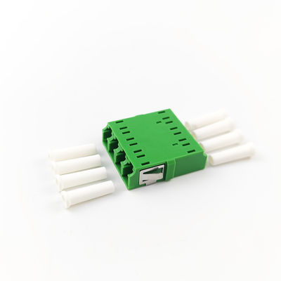 4 порта зеленый LC APC адаптер оптического волокна Earless Square Coupler для производительности FTTH