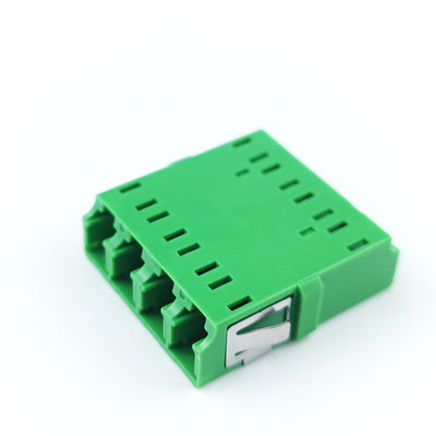 4 порта зеленый LC APC адаптер оптического волокна Earless Square Coupler для производительности FTTH