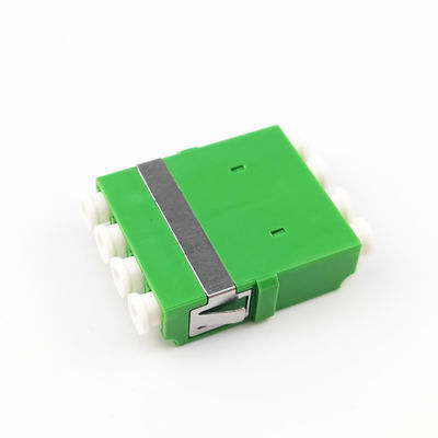 4 порта зеленый LC APC адаптер оптического волокна Earless Square Coupler для производительности FTTH