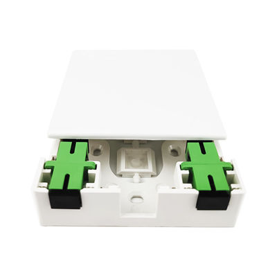 2 ядра Пластиковые волокна оптической фасфальты сети розетки для FTTH внутренних установок