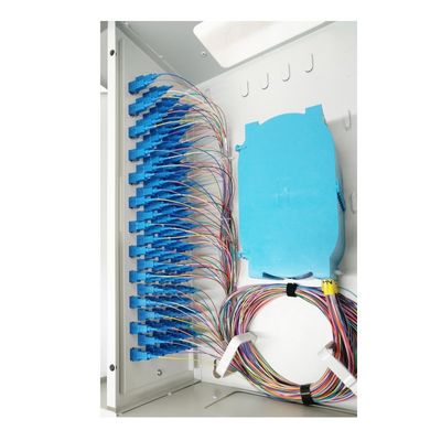 SC FC LC соединители 96 портов FTTH оптоволоконный распределительный ящик для FTTX металлической терминации