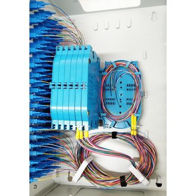 SC FC LC соединители 96 портов FTTH оптоволоконный распределительный ящик для FTTX металлической терминации