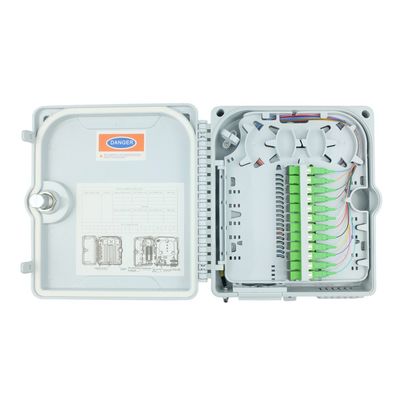 Волоконно-оптическая распределительная коробка доступа FTTH Внешний 12 ядра Терминация IP68 Телекоммуникационная мощность