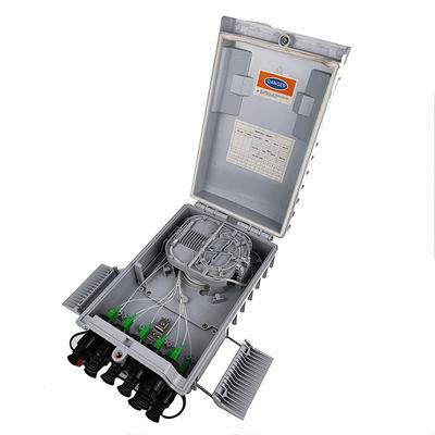 PC ABS оптоволоконная распределительная коробка для наружных FTTH 8-ядерных оптоволоконных разделителей