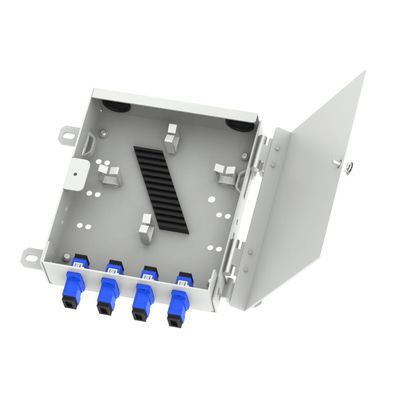 FTTX Network ODN Metal Mini Fiber Optic FTTH Terminal Box 8 Корневое распределение с LC и SC соединителями