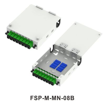 FTTX Network ODN Metal Mini Fiber Optic FTTH Terminal Box 8 Корневое распределение с LC и SC соединителями