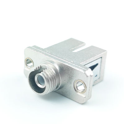 FTTH 1 Port Metal SCAPC FCAPC Гибридные оптические адаптеры для оптимального оборудования