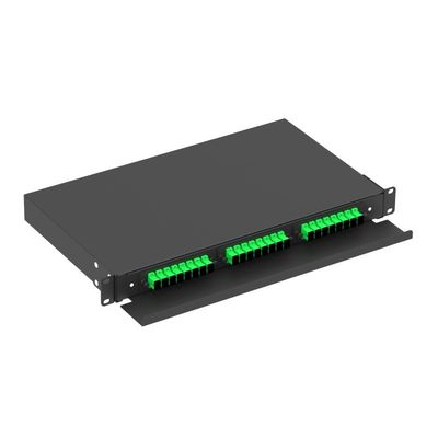 FTTX 1U Драйверный тип Внутренний под ODF 19 дюймовый оптико-волоконный распределительный каркас для сети LC