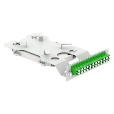 Серая RAL 7035 4U 144 ядра 19 дюймовая оптоволоконная панель под ODF с 3