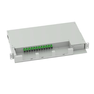 12 ядров Swing Patch Panel Optical Distribution Frame 19 дюймов SC APC Тип оптоволоконного оборудования No