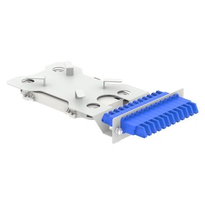 Серая RAL 7035 4U 144 ядра 19 дюймовая оптоволоконная панель под ODF с 3