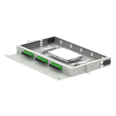 FTTH 96 Core Capacity Patch Panel 19 дюймовая оптическая распределительная рама с LC