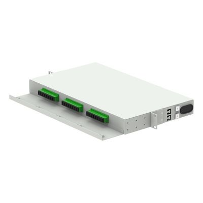 FTTH 96 Core Capacity Patch Panel 19 дюймовая оптическая распределительная рама с LC