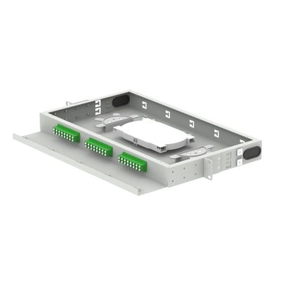 FTTH 96 Core Capacity Patch Panel 19 дюймовая оптическая распределительная рама с LC