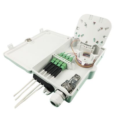 FTTH IP65 Внешний 4 ядра волоконно-оптического конечного коробки с SC соединителя стенки монтаж серый