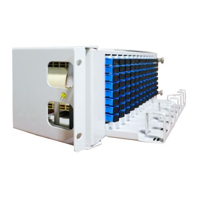 5 Time Gray 96cores 19 Inch Flip down Fiber Optic Patchpanel для оптического оборудования