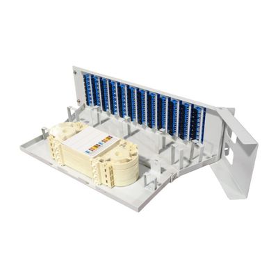 5 Time Gray 96cores 19 Inch Flip down Fiber Optic Patchpanel для оптического оборудования
