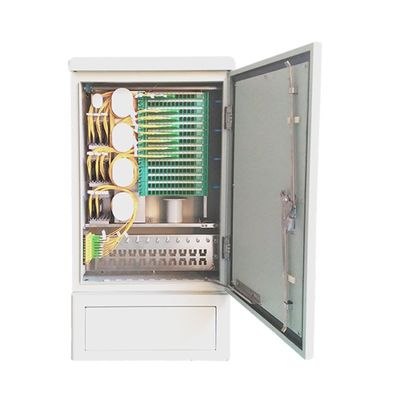 10 144-ядерный FTTH внешний распределительный кабинет для высокопроизводительных телекоммуникационных сетей