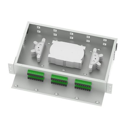 48 портов SC APC 19 дюймовый оптический распределительный каркас для сетевой инфраструктуры FTTH 5