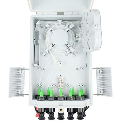 Предварительно подключенные волокна распределения наружной FTTH 16 ядер Splitters оптический терминал коробки